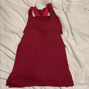 lululemon tank + attached sports bra (size 6)